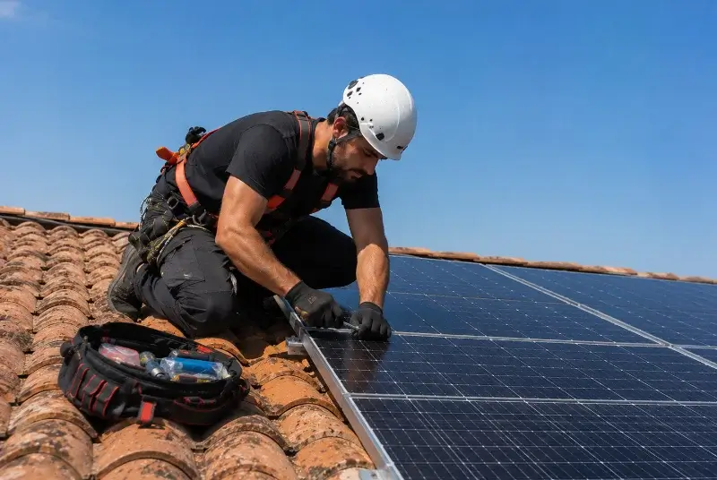 Maintenance et monitoring de panneaux solaires à Saint-Jacques-de-la-Lande